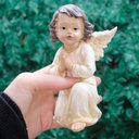 Ver imagem 3 de Decoração Natal Enfeite Presépio Baby Natalino Resina 11 Peças