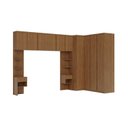 Ver imagem 3 de Guarda-Roupa Planejado 8 Peças 10 Portas Arani CabeCasa MadeiraOriginals Marrom/Cinamomo