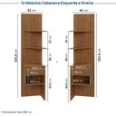 Ver mais imagens de Guarda-Roupa Modulado 8 Peças 10 Portas Arani CabeCasa MadeiraOriginals