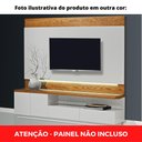 Ver imagem 4 de Rack Sole Universum 220 Cm Laca Branca Brilhante com Carvalho Mel