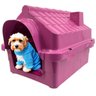 Casinha Pet para Cachorro Gato Conforto e Segurança Casa N1 - Rosa - 1