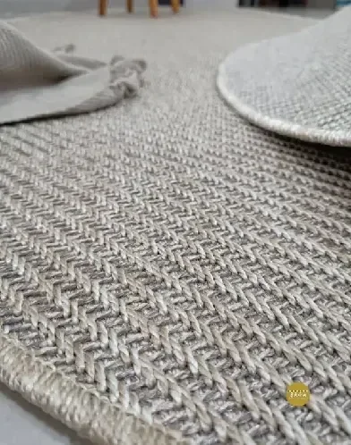 Ver imagem 4 de Tapete Sisal Sintetico Egípcio Bege (1625):200x300