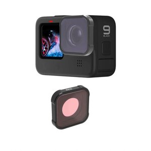 Filtro Lente para Mergulho Vermelho para Gopro 9, 10 e 11 Black