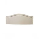 Ver imagem 2 de Cabeceira Queen Curva Luxo 160x60 Suede Off White - Tachas Fumê