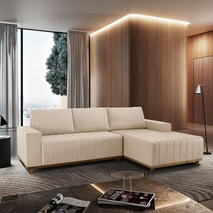 Sofá Boreal de 200cm B25 Chaise Lado Direito Meu Sofá Online