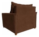 Ver imagem 6 de Poltrona-Cama Monica Retratil Macia Quarto Visita Sala Suede:Marrom/Suede