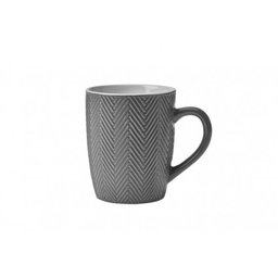CANECA CAFE CAHA TEXTURA FROZEN 360ML CINZA (ETI) - 1