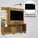 Ver imagem 4 de Estante Home Theater 2 Portas com Espelho Led Frizz Plus - Cumaru