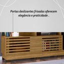 Ver imagem 7 de Estante Home Theater 2 Portas com Espelho Led Frizz Plus - Cumaru