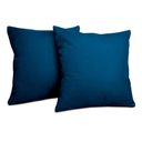 Ver imagem 2 de Almofadas Kit Plumie de 45x45cm 2 Uni Velusoft Azul Cama Inbox