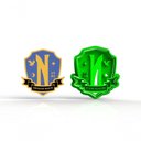 Ver imagem 1 de Cortador Wandinha Adams - Logo Escola Nunca Mais (corta e Marca) Tamanho 6 Cm