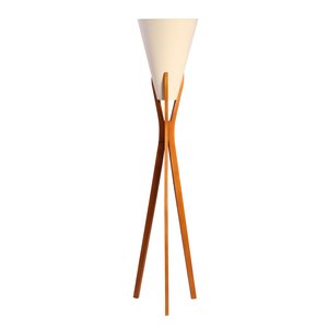 Luminária Abajur de Chão Monaco Desmontável Cru