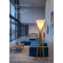 Ver imagem 5 de Luminária Abajur de Chão Monaco Desmontável Cru