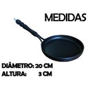 Ver imagem 3 de Frigideira Panquequeira 20cm Cerâmica Titânio Antiaderente Mw Quality