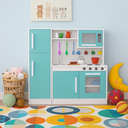 Ver imagem 1 de Cozinha Infantil Brinquedo Educativo Completa com Armário Fogão Pia e Geladeira:menta