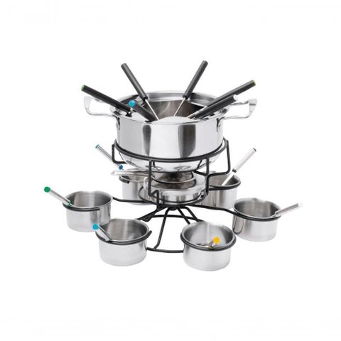 Conjunto para Fondue Inox 16 Cm Mimo Style Asf22165