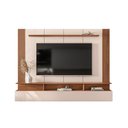 Ver imagem 4 de Painel para TV 65 Polegadas Ripado Canelado 1 Porta e 3 Nichos Soul Off White Freijó DJ Móveis