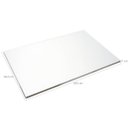Ver imagem 4 de Tábua de Açougue Grande Branca Corte Carne Profissional 60x40cm 10mm Placa Açougueiro