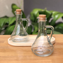 Ver imagem 2 de Kit Galheteiro Azeite Vinagre Bandeja 250ml Vidro C/rolha-8