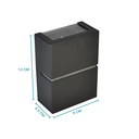 Ver imagem 2 de Arandela De Aluminio G9 Bivolt Preto Rioprelustres 6206 Arandela 6206
