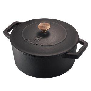 Caçarola Ferro Fund 20cm 2,7l Black Rose Gold Berlinger Haus