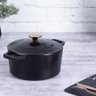 Caçarola Ferro Fund 20cm 2,7l Black Rose Gold Berlinger Haus - 3