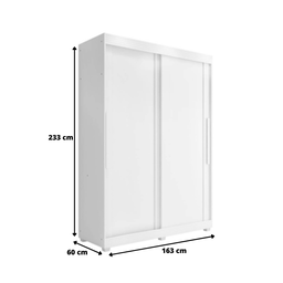Guarda Roupa 2 Portas 3 Gavetas Assis - (branco) - 3