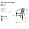 Conjunto 2 Cadeiras Tóquio Rattan + Mesa Redonda com Tampo de Vidro na Cor Cinza para Área Externa - 5