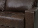 Ver imagem 4 de Sofá de Couro Rubi 2 Lugares com Chaise Esquerda Soft Tabaco - Mempra Design