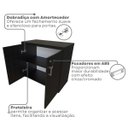Ver imagem 5 de Armário Baixo com 2 Portas para Escritório / Home Office Natus30