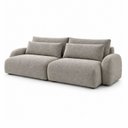Ver imagem 2 de Sofá Cama Modular Orgânico Retrátil 4 Lugares 270cm com Base em Madeira Maciça Oxford