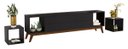 Ver imagem 3 de Rack para TV Horizon 2.2 Preto - Móveisaqui