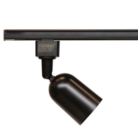 Kit Trilho 1 Metro C/ 3 Spot Taschibra Mr16 Gu10 6500k Preto