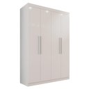 Ver imagem 1 de Guarda-roupa Solteiro 4 Portas 3 Gavetas Espanha - Mais Móveis Neve