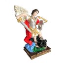 Ver imagem 3 de Anjo São Miguel Arcanjo Resina 14 Cm Imagem Religião Igreja