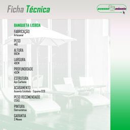 Conjunto de 4 Banquetas Alta Lisboa de Aço de Carbono - 7