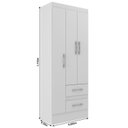 Ver imagem 5 de Quarto Completo Guarda-roupa 3 Portas 2 Gavetas e Cômoda 8 Gavetas