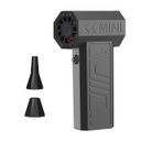 Ver imagem 3 de Mini Soprador Turbo Jet Fan 90.000 Rpm 3 Velocidades Usb Bateria Recarregavel sem Fio Limpa Computad