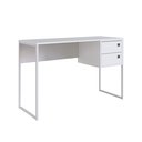 Ver imagem 2 de Mesa Escrivaninha Industrial Office 120cm com 2 Gavetas P1012 Branco