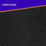 Bicama Box Baú Solteiro Linho Cinza 88x188 com Colchão Pantanal Espuma D28 Anjos - 12