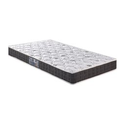 Bicama Box Baú Solteiro Linho Cinza 88x188 com Colchão Pantanal Espuma D28 Anjos - 11