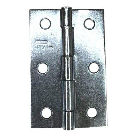 Dobradiça Porta Zincada Caixa 24 Peças - 3" 75mm Ferca