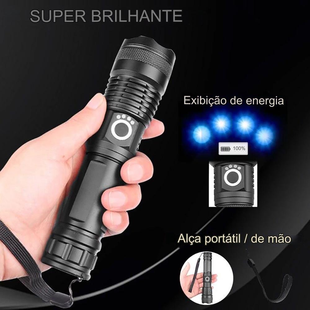 Lanterna Luz Forte Led T9 P50 - 5