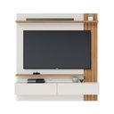 Ver imagem 5 de Painel Tv 65 Pol 150cm Bancada Suspensa Ripado Luca Off White Matte/freijó C04 - D’Rossi