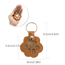 Ver imagem 2 de Chaveiro Patinha Pet Porta Pelos Cães e Gatos Lembrança Marrom-claro