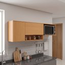Ver imagem 1 de Armário Aéreo de Cozinha 2 Portas 190cm com Nicho