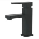 Ver imagem 1 de Misturador Monocomando Preto Fosco Bica 10 Cm Baixa para Lavatório de Bancada - Rainha