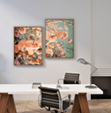 Ver imagem 1 de Conjunto Quadro Decorativo Flores Delicadas