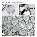 Ver imagem 5 de Luminária de Parede Arandela Redona Cristal Moderna Luxuosa