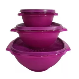 Tupperware Kit 3 Pçs Tigela Sensação Tupperware Kit 3 Pçs Tigela Sensação